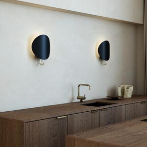 DFTP by Nordlux Aplică de perete Spargo, lumină indirectă, negru/auriu, Negru, Hol, Metal, Design