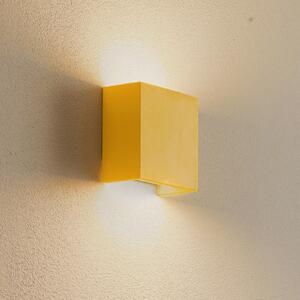 Argon Aplică de perete cu LED Gianto sus/jos, galben, Galben, Camera de zi / sufragerie, Metal, Modern, Priză de perete sus / jos