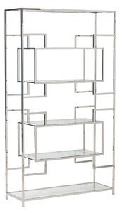 Etajeră Hypnose silver 115x40x202cm