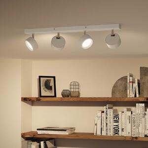 Philips Spot LED Bracia cu 4 becuri, alb, Alb, Camera de zi / sufragerie, Metal, Modern