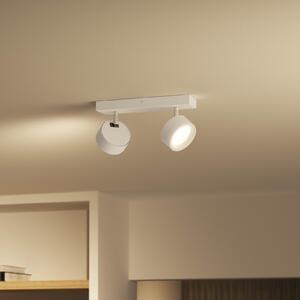 Philips Spot LED Bracia cu 2 becuri, alb, Alb, Camera de zi / sufragerie, Metal, Modern