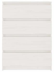 Dulap lateral, alb, 60x36x84 cm, lemn masiv de pin