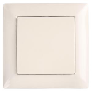 Întrerupător Simplu cu Ramă OSTE JNH006-W BEIGE