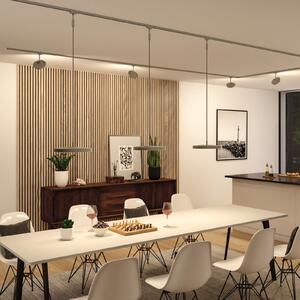 Paulmann URail Hildor spot LED crom 3.000K, reglabil, Gri, Studiu / Birou, Metal, Modern