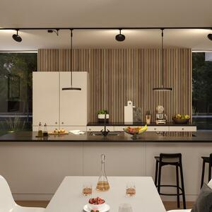 Paulmann URail Hildor spot LED negru 3.000K, reglabil, Negru, Studiu / Birou, Metal, Modern