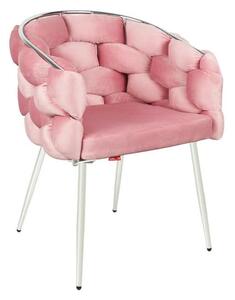 Scaun Living Tapitat KJC14 Roz