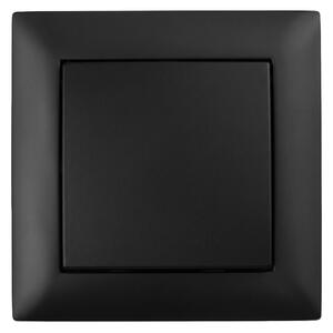 Întrerupător Simplu cu Ramă OSTE JNH006-W BLACK