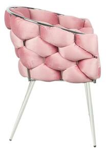 Scaun Living Tapitat KJC14 Roz