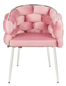 Scaun Living Tapitat KJC14 Roz