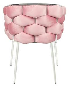 Scaun Living Tapitat KJC14 Roz