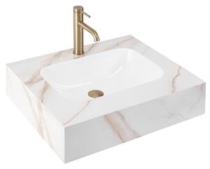Lavoar suspendat REA Aresa Grey Gold 60