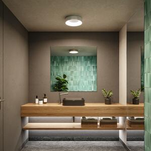Paulmann HomeSpa Casca plafonieră LED, alb/aluminiu, IP44, reglabil, Metalic, Baie, Metal, Modern