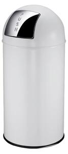 EKO Coș de gunoi cu împingere, alb, 40 L 31043897