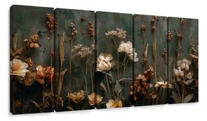 Tablou 5-piese armonie florală