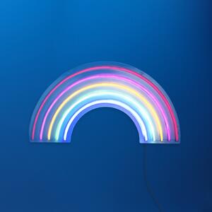 JUST LIGHT. GmbH Neon Rainbow aplică LED, USB, Multicolor, Camera de zi / sufragerie, Plastic, Modern