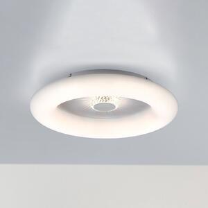JUST LIGHT. GmbH Vertigo plafonieră LED, CCT, alb, Ø 50 cm, reglabil, Alb, Camera de zi / sufragerie, Plastic, Modern