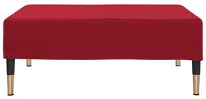 Taburet, roșu vin, 78x56x32 cm, catifea