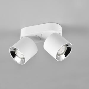 Trio Lighting Guayana plafonieră GU10 2 becuri alb, Alb, Camera de zi / sufragerie, Metal, Modern, Plafon cu flacără multiplă