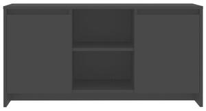 Comodă TV, negru, 102x37,5x52,5 cm, PAL