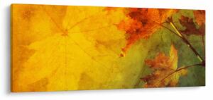 Tablou - Frunze de toamnă (120x50 cm)