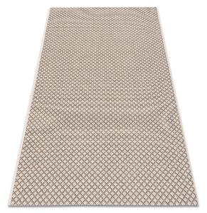 Covor sisal Floorlux 50002 Romburi şampanie si taupe