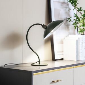 Lucande Lampă de masă Arvadon, verde, metal, înălțime 42,75 cm, Verde, Camera de zi / sufragerie, Metal, Modern