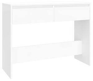 Masă consolă, alb, 100x35x76,5 cm, PAL