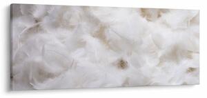 Tablou - Pene albe (120x50 cm)