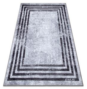 MIRO 51325.805 covor lavabil Geometric, linii anti-alunecare - gri - SECUNDAR-COTATI PRODUSUL