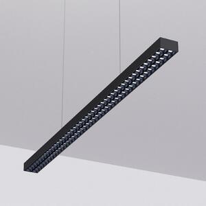 Arcchio LED lampă suspendată de birou Jolinda, negru, 118cm, sus/jos, Negru, Studiu / Birou, Metal, Modern