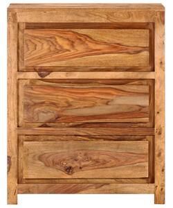Dulap cu sertar 60x33x75 cm, lemn masiv de acacia