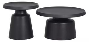Set măsuțe de cafea Nerox - negru mat