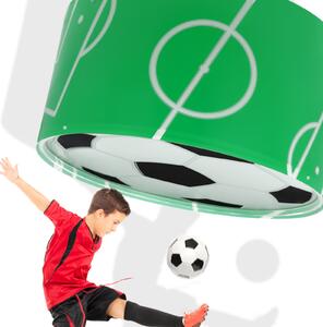Dalber Plafoniera FOOTBALL, verde, alb-negru, reglabil, Verde, Camera copiilor, Plastic