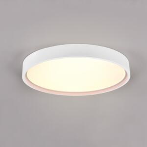 Trio Lighting Doha plafonieră LED, CCT, alb mat, Alb, Camera de zi / sufragerie, Metal, Perete rotund