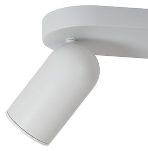 Lucide Punch plafonieră spoturi, 4 becuri, grindă, alb, reglabil, Alb, Camera de zi / sufragerie, Metal, Modern