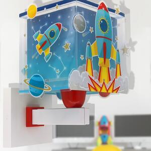 Dalber Rocket aplică cameră copil cu ștecher, Albastru, Camera copiilor, Plastic