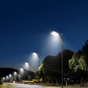 Lampa Solara LED 1000 W, Telecomanda, Suport Metalic