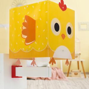Dalber Little Chicken aplică cu ștecher, Galben, Camera copiilor, Plastic