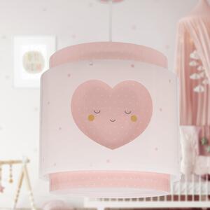 Dalber Lampă suspendată BABY DREAMS, roz, reglabil, Roz / Rosé, Camera copiilor, Plastic