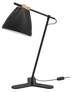 Aluminor Lampa de masă Clarelle, negru, Negru, Camera de zi / sufragerie, Metal