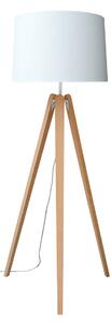 Aluminor Lampadar cu trei picioare Essence, albă, Alb, Camera de zi / sufragerie, Lemn, Scandinavă, Tripod
