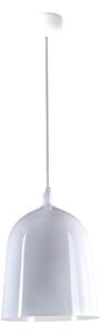 Aluminor Bottle lampă suspendată, Ø 20 cm, alb/alb, reglabil, Alb, Camera de zi / sufragerie, Metal, Modern