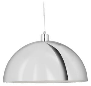 Aluminor Lampă suspendată Dome, Ø 50 cm, crom, reglabil, Metalic, Camera de zi / sufragerie, Metal