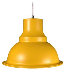 Aluminor Loft lampă suspendată, Ø 39 cm, galben, reglabil, Galben, Camera de zi / sufragerie, Metal, Vintage