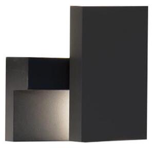 Zambelis Aplică LED exterior E199, grafit, abajur rotativ, Negru, Metal, Modern