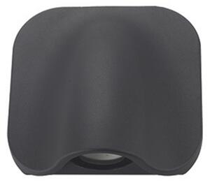 Zambelis Aplică LED exterior E273 unghi lumină 45 grade, Negru, Metal, Modern