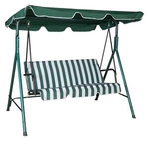 Balansoar de gradina, Globo, Verde, 170x110x153 cm