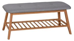 Bancuta pantofar, Zerma, Natural, 100x30.5x44 cm