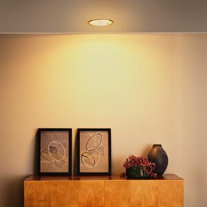LEDVANCE Ledvance Decor Filament Ripple downlight LED, Gri, Camera de zi / sufragerie, Metal, Plafon încastrat