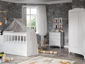Set mobilier pentru camera copiilor Poduli 1 (alb) . 1092725